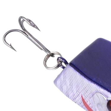 Imagem de 01 Isca de pesca, isca de pesca profissional artificial, 3 peças, equipamento de pesca exclusivo, equipamento de pesca, simulação, isca de pesca para rios, lagos, água doce (2#)
