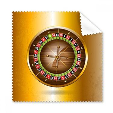 Imagem de Pano de limpeza realista de cassino com ilustração para toca-discos, 5 peças