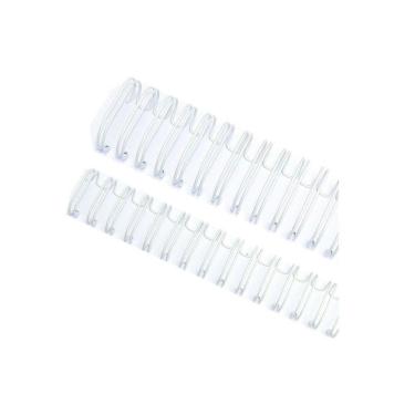 Imagem de Wire-o Garra Duplo Anel 1/2 para 100 fls Carta 3x1 Branco 100 und