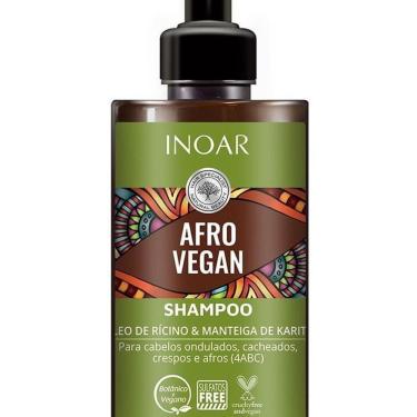 Imagem de Shampoo Cachos Vegano Inoar Afro Vegan - 300Ml