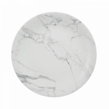 Imagem de Conjunto De Pratos Rasos 06 Peças Mármore Cinza Schmidt