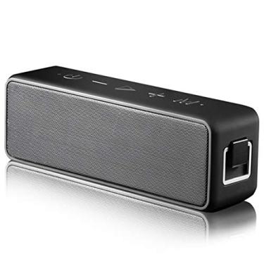 Imagem de HIOD Alto-falante Bluetooth sem fio Alcance de 33 pés (10 m) Mini alto-falante estéreo ultra-portátil com microfone de redução de ruído/tecnologia TWS Suporte por cartão TF/AUX