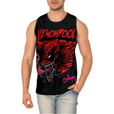Imagem de Camiseta Regata Venom Deadpool Venompool Ref:417 - Smoke
