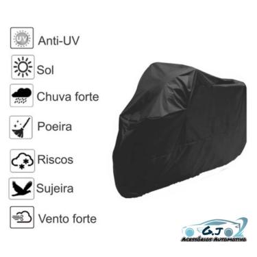 Imagem de Capa de cobrir moto proteção sol chuva impermeável phoenix 50 cc