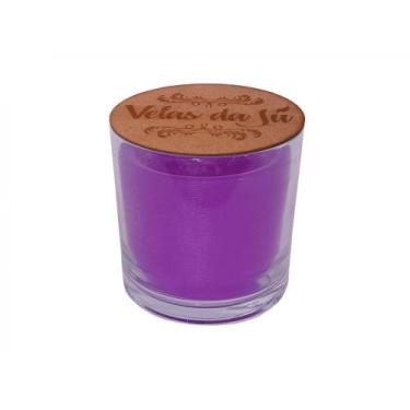 Imagem de Vela Aromática Perfumada Lavanda Copo 265ml - Velas Da Jú - Velas Da J