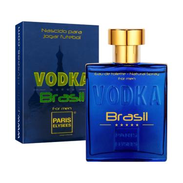 Imagem de Perfume Importado Masculino Vodka Brasil Blue Paris Elysees 100ML