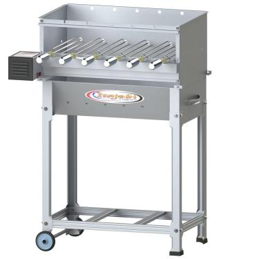 Imagem de Churrasqueira Itagrill Plus Luxo Itajobi Inox 6 Espetos Elétricos Giratório