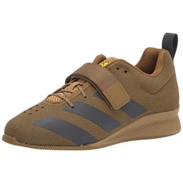 Imagem de adidas Adipower Halterofilismo II Cross Trainer masculino, Musgo selvagem/cinza/amarelo ácido, 10