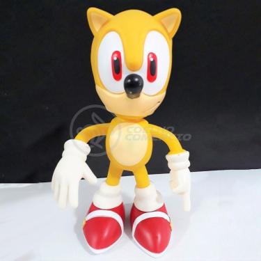Imagem de Boneco Action Figure Super Sonic 23cm Sonic
