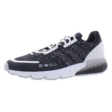 Imagem de adidas Mens Zx 1K Boost Sneakers Shoes Casual - Black,White - Size 9 M