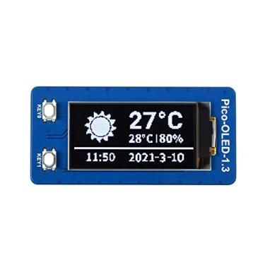 Imagem de Waveshare 1.3inch OLED Display Module for Raspberry Pi Pico 64×128 Pixels with SPI/I2C Interface Embedded SH1107 Driver Comes with Raspberry Pi Pico C/C++ and MicroPython Demo