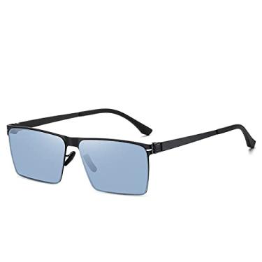 Imagem de Óculos de sol polarizados Óculos de sol anti-reflexo Óculos de sol da moda masculina Perna artesanal Óculos versáteis, 2, tamanho único