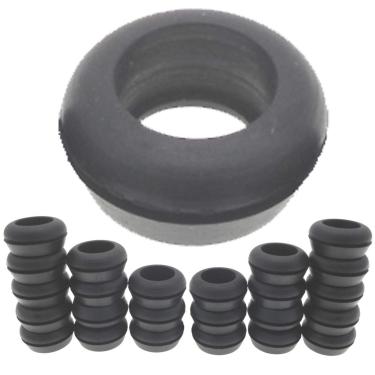 Imagem de Argolas de borracha 3/4 polegada ID, anel de argolas de borracha de donuts furado de 3,17 cm usando SCH40 1/2 polegada tubo de PVC hidropônico e 25 mm ou 3/4 polegada cotovelo T conector Y reto (pacote com 25)