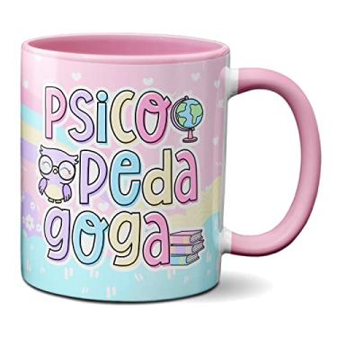 Imagem de Caneca Psicopedagoga Profissional Psicopedagogia Presente (Rosa)