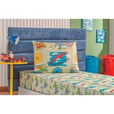 Jogo de Cama Infantil Dinossauros