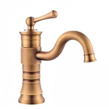 Imagem de LIDON Torneira para pia de banheiro torneira de banheiro antiga torneira de 360° para pia de banheiro girar torneira da bacia pia do banheiro para exterior, antigo B (cor: antigo B)