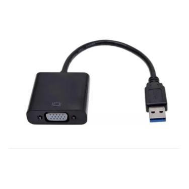 Imagem de Placa De Vídeo Externa Adaptador Usb Vga 3.0 Via Cabo Usb