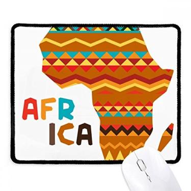 Imagem de Tapete de borracha para jogos com listras Africa Fancy Map