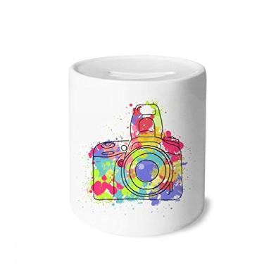 Imagem de DIYthinker Graffiti Street Culture Caixa colorida para dinheiro Caixa de moedas de cerâmica para presente de cofrinho