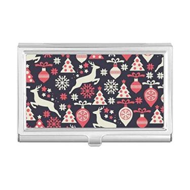Imagem de Caixa de bolso com porta-cartões para presente de árvore de Natal veado