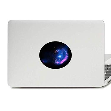 Imagem de Adesivo de notebook brilhante mistério do universo nebuloso espaço vinil emblema gráfico laptop decalque