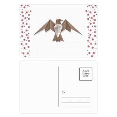 Imagem de Cartão postal geométrico abstrato padrão origami Natal flor celebração cartão postal bênção