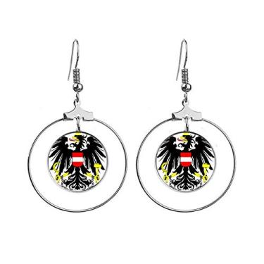 Imagem de Brincos de argola com emblema nacional da Áustria