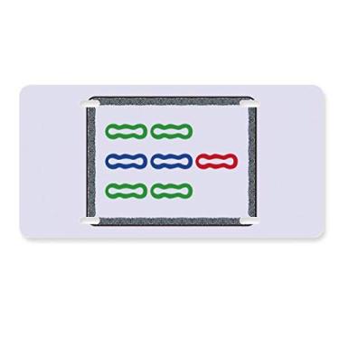 Imagem de DIYthinker Barra de bambu Mahjong 7 azulejos padrão placa decoração aço inoxidável automóvel etiqueta
