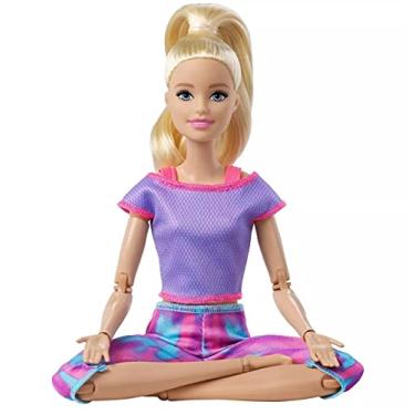Imagem de Boneca Barbie Feita para Mexer Loira - To Move Articulada - 2021