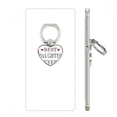 Imagem de Best Daughter Ever – Anel de coração para telefone com suporte universal