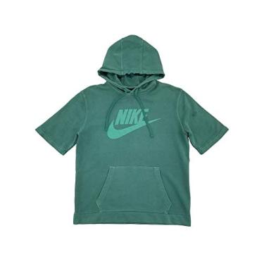 Imagem de Nike Moletom masculino com capuz e logotipo, Green White, Medium