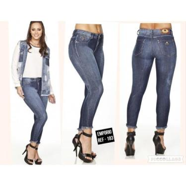 Imagem de Calça Jeans Cropped  Feminina Emporio 183