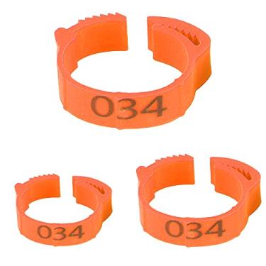 Imagem de Ruiqas 1-200 números Anéis de pata de frango com alças de frango para pés ajustáveis de pássaro para filhotes de pombo Ganso de pato de bantam