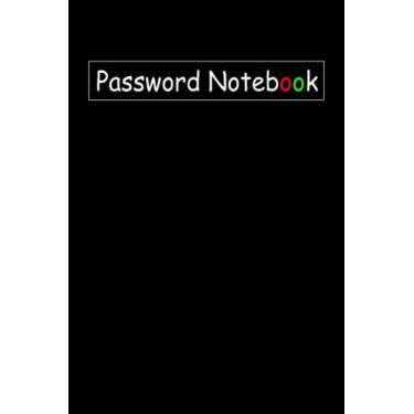 Imagem de Password Notebook: password book keeper black | password book large print for seniors | password book notebook 2022 | password book refillable with alphabetical tabs | Website Login and Email