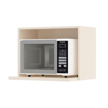 Imagem de Armário Aéreo Micro-Ondas Connect Off White Henn 