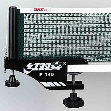 Imagem de Rede de Tênis de Mesa Dhs P145 com suporte e Régua Ittf Approved Sistema Rosca