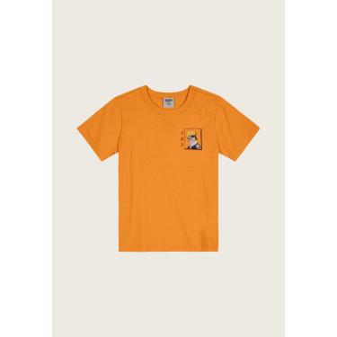 Imagem de Infantil - Camiseta Brandili Naruto Laranja Brandili 25487 menino