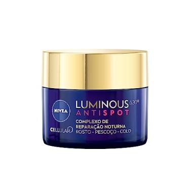 Imagem de NIVEA Tratamento Facial Complexo de Reparação Noturna Luminous 630 - Proporciona hidratação intensa durante a noite e reduz marcas escurecidas - 50ml