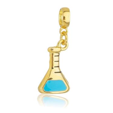 Imagem de Pingente Berloque Erlenmeyer Química Pandora Banhado a Ouro 18k - Premium