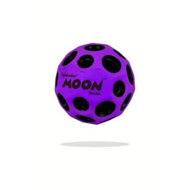 Imagem de Waboba Moon Ball – Bounces Out of This World – Design original patenteado – Crateras fazem sons pop quando atinge o chão – fácil de segurar, cor – roxo