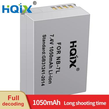 Imagem de Bateria do carregador HQIX para Canon  Powershot  SX30 IS  G10  G11  G12  NB-7L  NB-7L