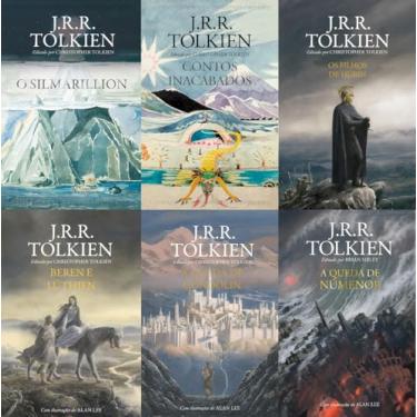 Imagem de Kit O Silmarillion + Contos Inacabados +Filhos De Hurin + Beren E Lúthien + A Queda De Gondolin