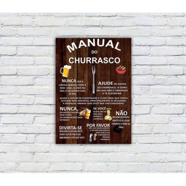 Imagem de Placa Decorativa MDF Cantinho do Churrasco 19