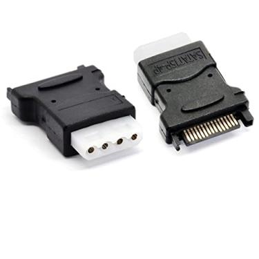 Imagem de GLHONG Adaptador de Alimentação Molex LP4 para Sata, Conversor Adaptador Macho IDE Molex para Sata de 15 Pinos para Power HDD, SSD, DVD RW, Disco Rígido