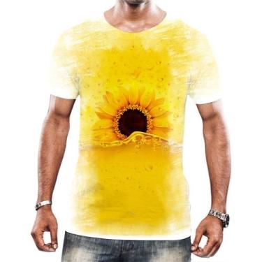 Imagem de Camiseta Camisa Flor Do Sol Girassol Natureza Amarela Hd 1 - Enjoy Sho