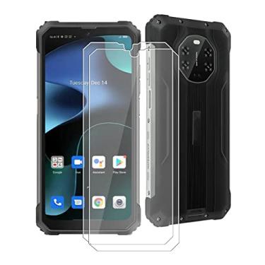 Imagem de [Pacote com 2] para Blackview BV8800, película de tela de vidro temperado de dureza 9H HHUAN, antiarranhões, sem bolhas, anti-impressões digitais, película protetora para Blackview BV8800 (6,58 polegadas)