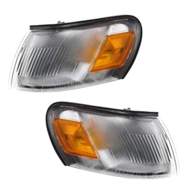 Imagem de Para Toyota Corolla 1993-1997 Par de luzes de sinalização do lado do motorista e do passageiro Sedan/4dr wagon TO2550106 TO2551106 para 81620-12600 81610-12600