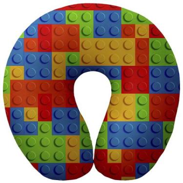 Imagem de Almofada Encosto De Pescoço Lego - Vitor Bordados