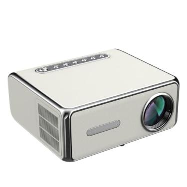 Imagem de CIADAZ Projetor 900 ANSI Lumens 2.4G + 5G WiFi 1920 * 1080 Correção Keystone Projetor portátil Quad-core ARM Hlsilicon Android 9 Tela grande de até 200 polegadas para telefone Office Home Theater