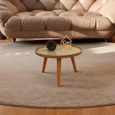 Imagem de Mesa de Centro com Vidro Tray Laminada 50/30  Cinza